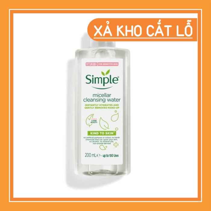 Nước tảy trang Simple Micellar Cleansing Water