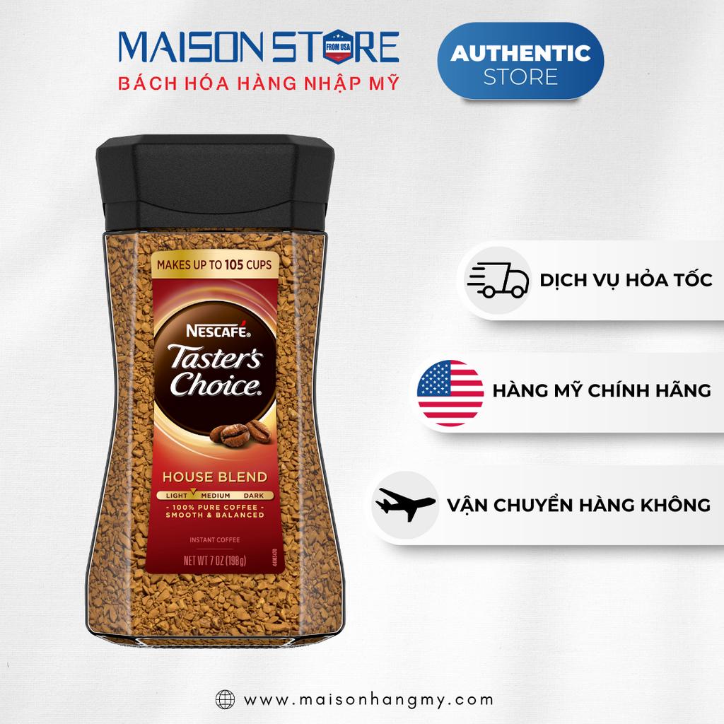 CÀ PHÊ HÒA TAN NESTLE TASTER'S CHOICE VỊ STARBUCKS  - Hàng Nhập USA Chính Hãng
