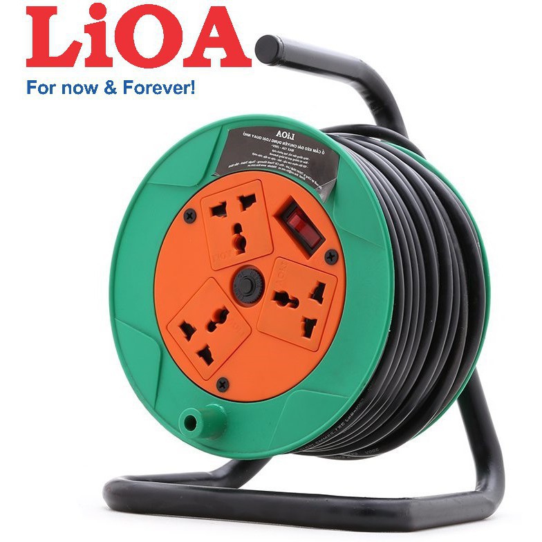 Ổ QUAY CÔNG NGHIỆP 20 mét 15A Lioa QN20-2-15A