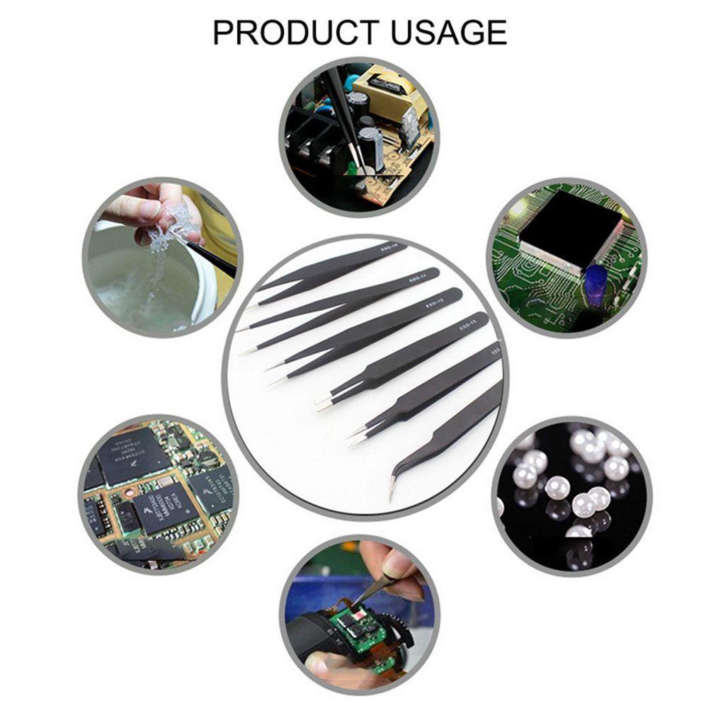 Set 6 Nhíp Chống Tĩnh Điện Chuyên Dụng Cho Sửa Chữa Đồ Dùng Gia Dụng