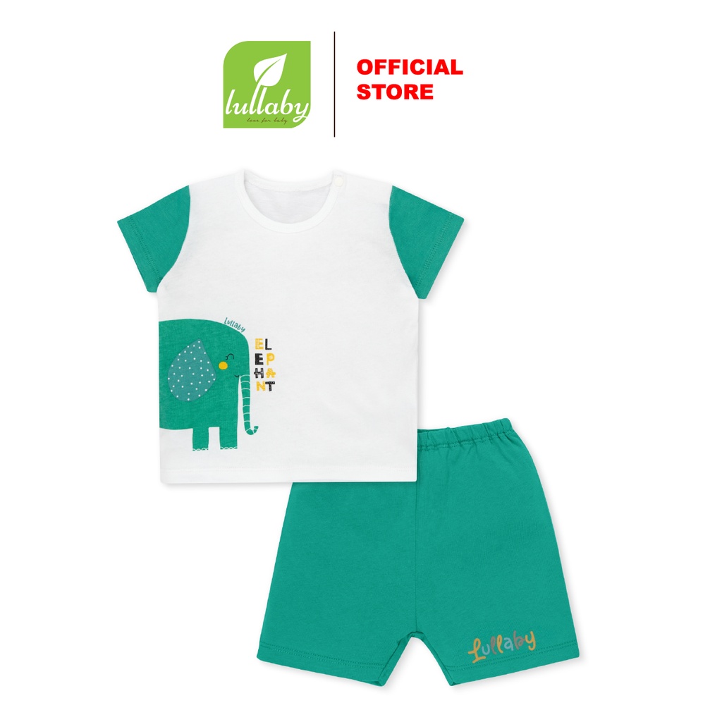 Bộ Cộc Cài Vai Sợi Cotton Lullababy Dành Cho Bé Trai Và Bé Gái Từ 3 Tháng Đến 4 Tuổi - Cam Baby Shop