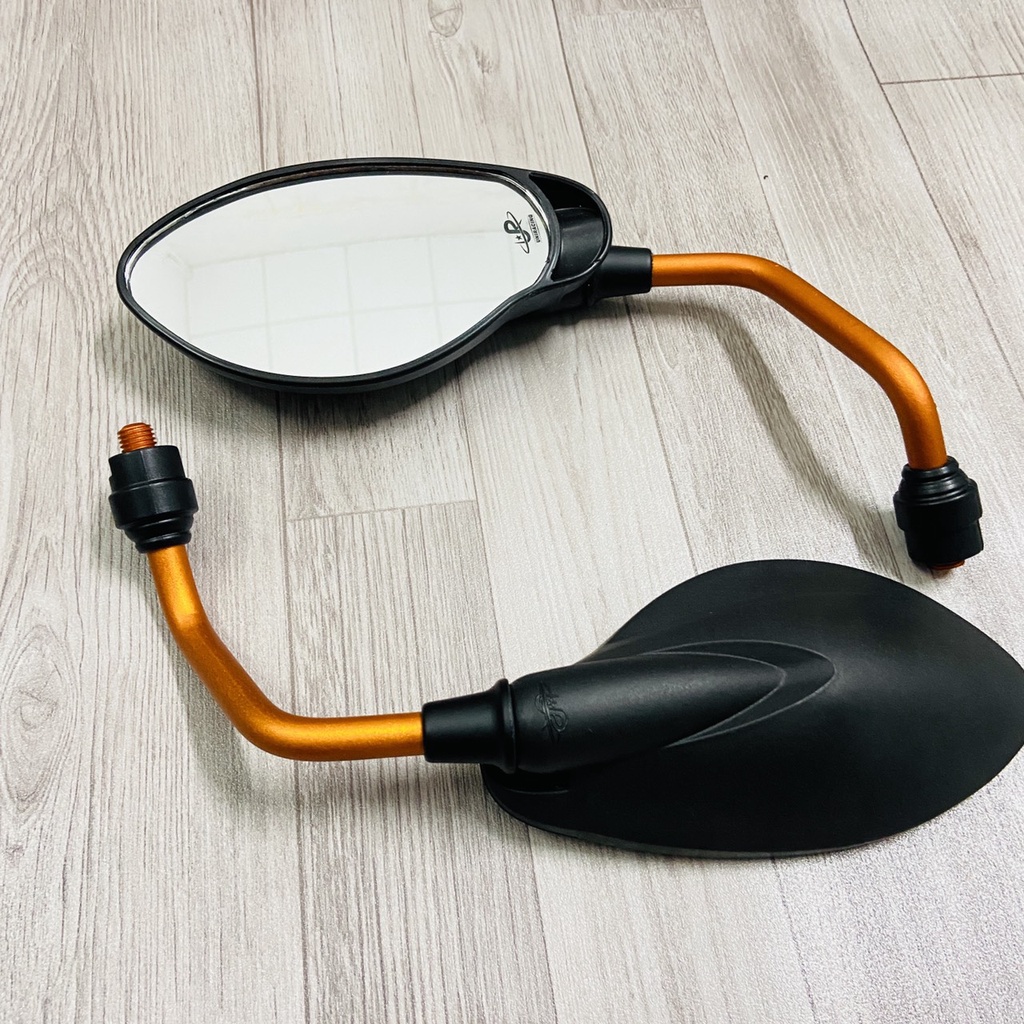 Gương chiếu hậu Yaz chân nhôm 10 ly răng thuận - 1 cặp trái phải