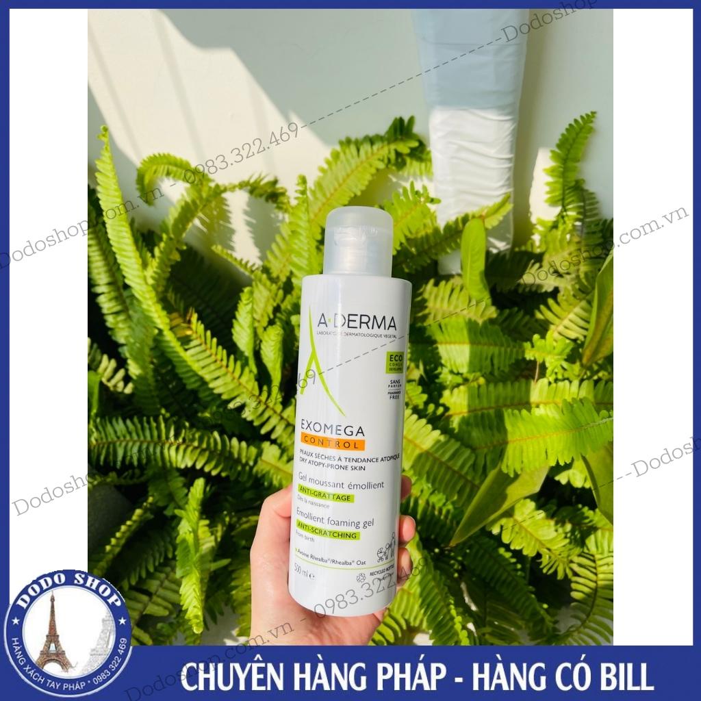 Sữa tắm Aderma Exomega Control 500ml dành cho da khô, da nhạy cảm, da cơ địa A-derma exomega