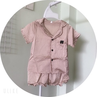 Pijama lụa bé gái 🔆siêu mát🔆 cho bé từ 10-16kg. lụa bao mát