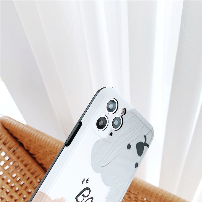 Ốp lưng iphone Gấu Socola IMD dày dặn viền nổi 5/5s/6/6plus/6s/6splus/7/7plus/8/8plus/x/xr/xs/11/12/pro/max/plus/promax | BigBuy360 - bigbuy360.vn