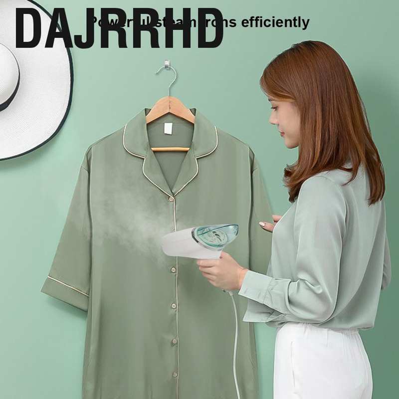 Dajrrhd 1000W Electric Steamers Folding Portable Household Garment Clothes US Plug 110V White