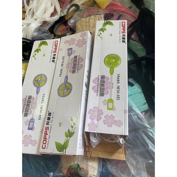 Quạt có nam châm dính cho thợ may- xoay 360 độ