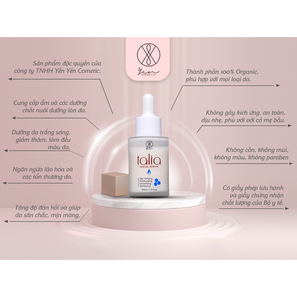 Serum dưỡng da cấp ẩm Talia - dành cho mọi loại da