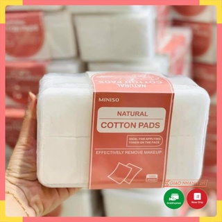 Bông tẩy trang 1000 miếng miniso nhật bản - chính hãng 100% cotton