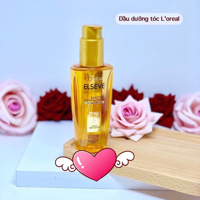 Tinh dầu dưỡng tóc Loreal Elseve dành cho tóc khô và hư tổn – 100ml