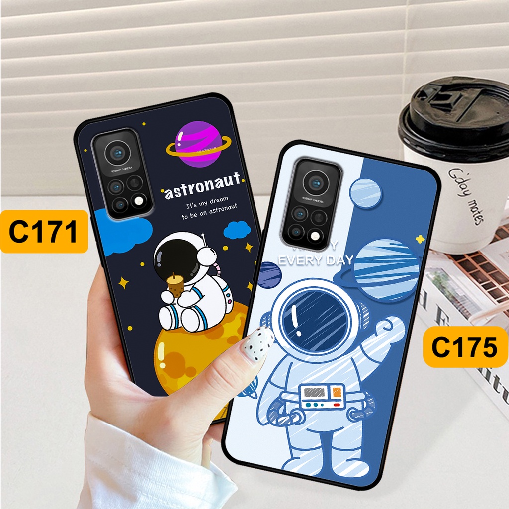 Ốp Xiaomi Mi 10T Pro in hình astronaut, phi hành gia vũ trụ hottrend, độc đáo, cá tính.