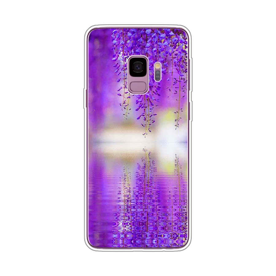 Ốp lưng bảo vệ bằng TPU silicone dẻo hình hoa hướng dương vàng và cúc cho Samsung Galaxy s4 s9 plus s10e s10 plus