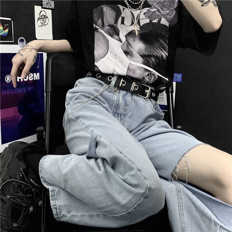 Thắt Lưng 22534 Phối Dây Xích Độc Đáo Dễ Phối Đồ