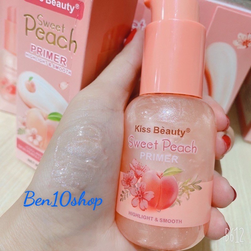 Kem lót bắt sáng Đào peach Kissbeauty