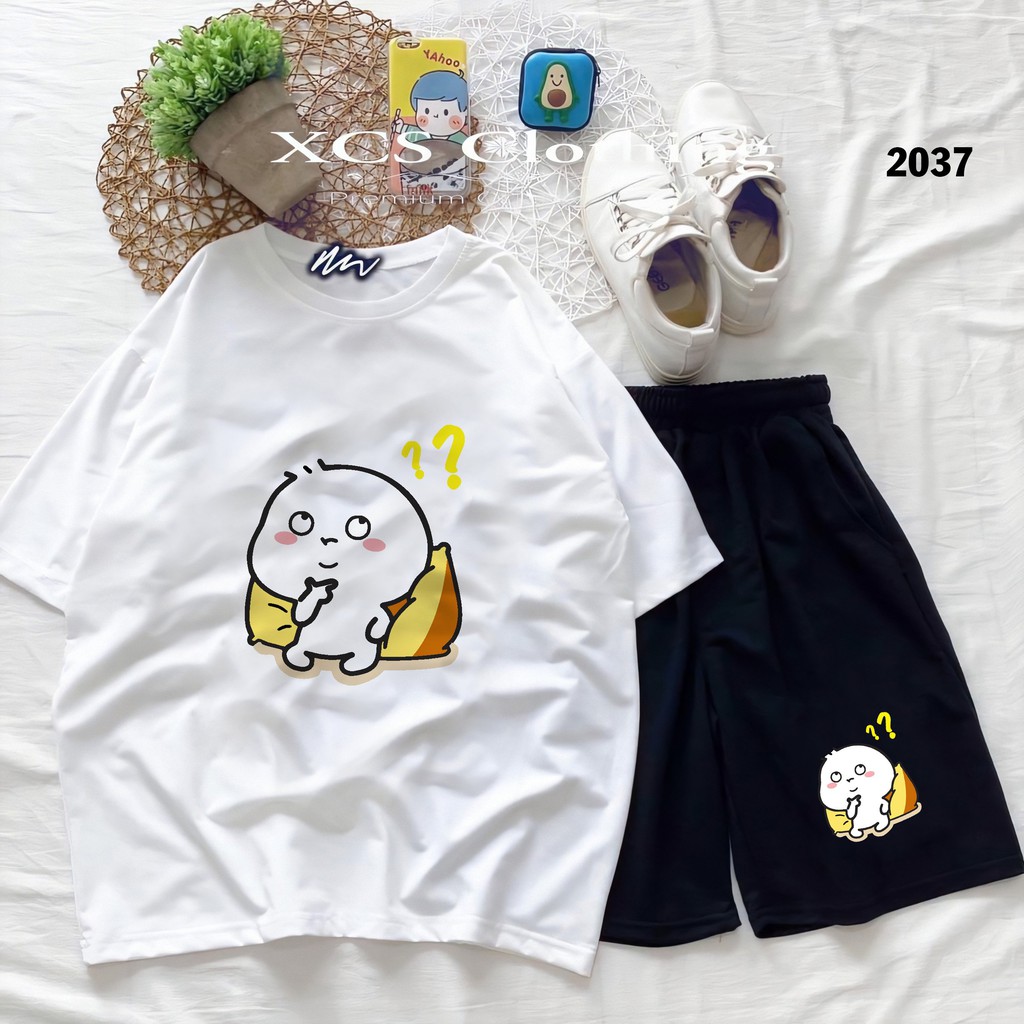 Đồ Bộ Hoạt Hình Unisex BÒ SỮA  , Set Cartoon, Freesize, Thun Cotton, Nam Nữ Đều Mặc Được Hm1986