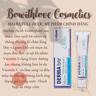 Gel Giảm Mụn Sưng Ngừa Thâm Derma Forte - Derma Forte Advanced Gel 15g