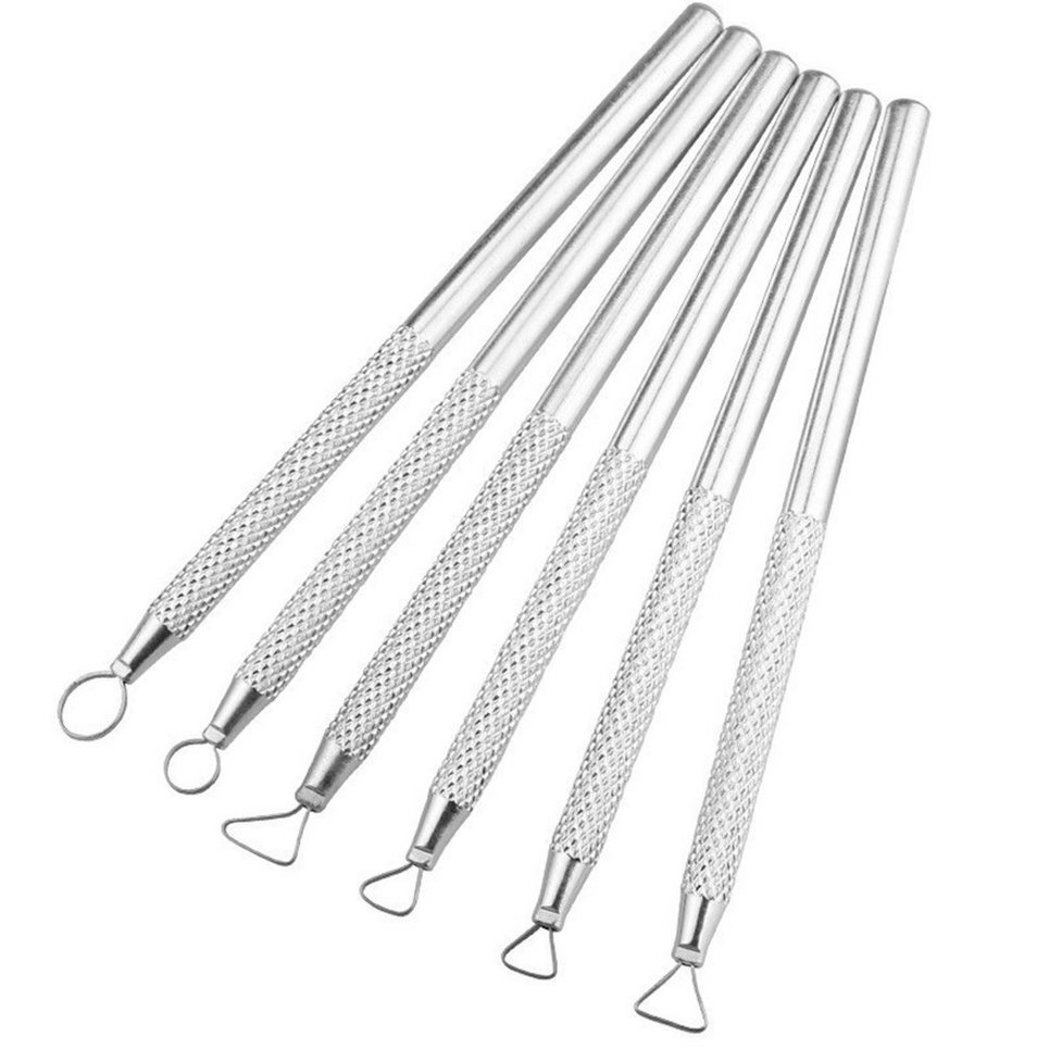 6 PCS Polymer Clay Tools Pottery Ceramics Ribbon Sculpting Tools Set Pottery
