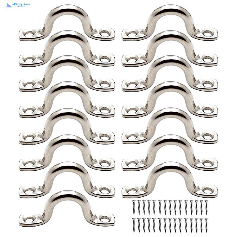 15 Chiếc Thép Không Gỉ Peck Tấm Mắt Móc Trần Kayak Tấm Mắt Kayak Miếng Lót Kayak Cho Kayak Ca nô, Ka