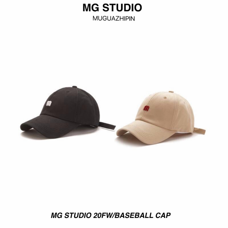 Mũ lưỡi trai MG STUDIO thêu họa tiết chữ M thể thao