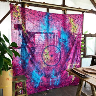 Khăn treo tường Mandala Ấn Độ 2m1 x 2m4 chất lượng