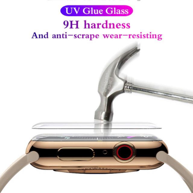 [Mã ELORDER5 giảm 10k đơn 20k] Dán Màn Hình Cường Lực UV Apple Watch đủ size 38 , 40 , 42 , 44 mm