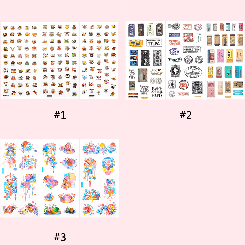 3 Miếng Dán Washi Tape Trang Trí Tuyệt Đẹp