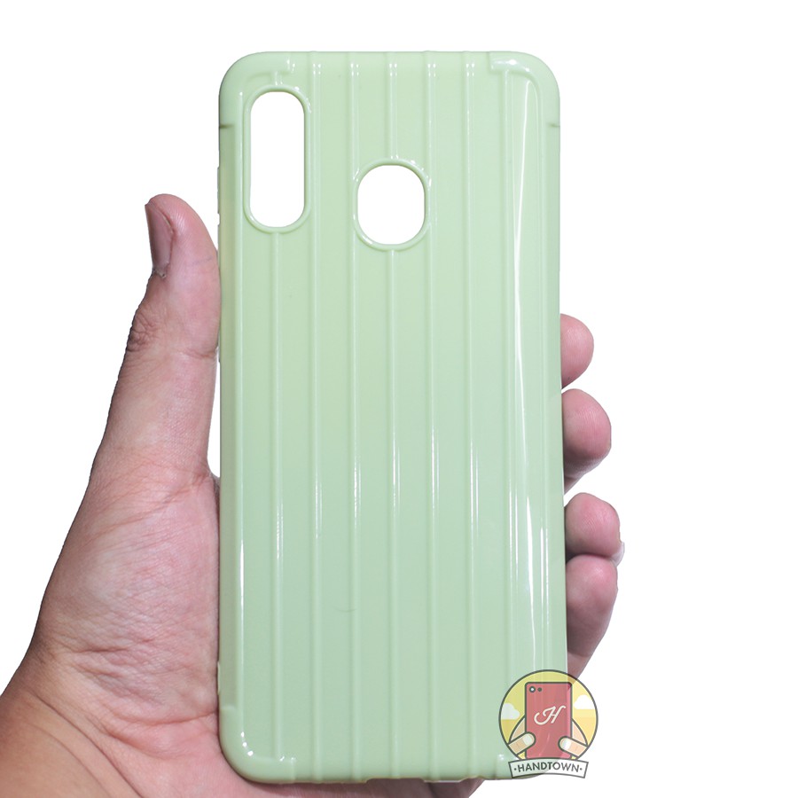 Ốp Lưng TPU Dẻo Vali Chất Sọc Dành Cho Samsung Galaxy  A20 / A30 / M20 / S10 Plus/A50/A30s/M10s/A70/A70s