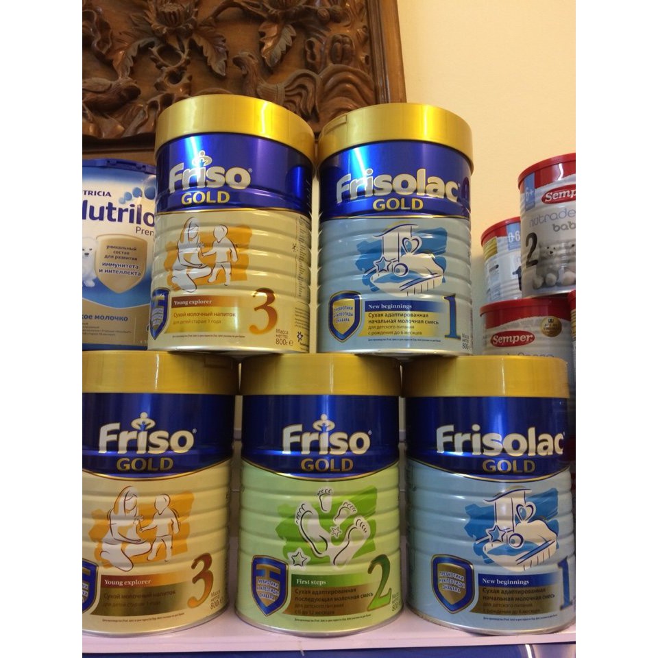 Sữa Friso Gold số 1.2.3 800g Nội Địa Nga date 12/2022