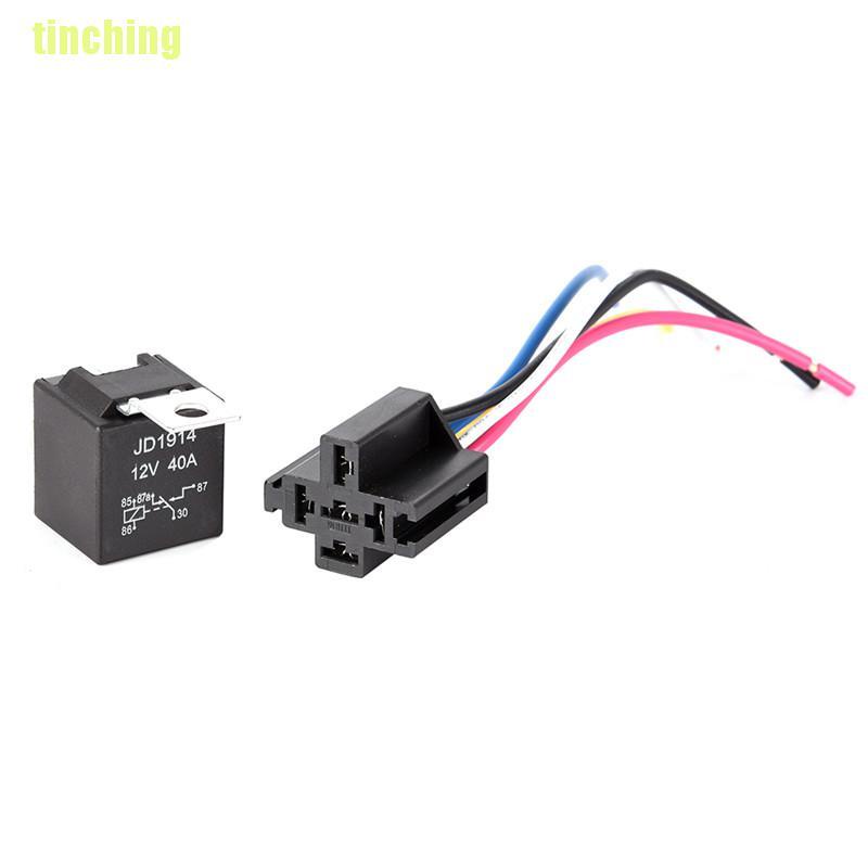 Rơ Le Tự Động Chất Lượng Cao Tinching11 12v 5pin 40a 12v 5pin