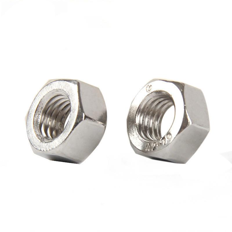 Din934 M1.0 M1.2 M1.4 M1.6 M2- M2.6 304 Thép không gỉ Metric Ren Hex Nut