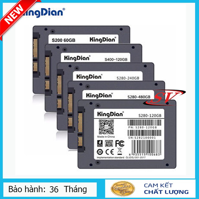 ổ cứng SSD 120gb kingdian S280 bảo hành 36 tháng