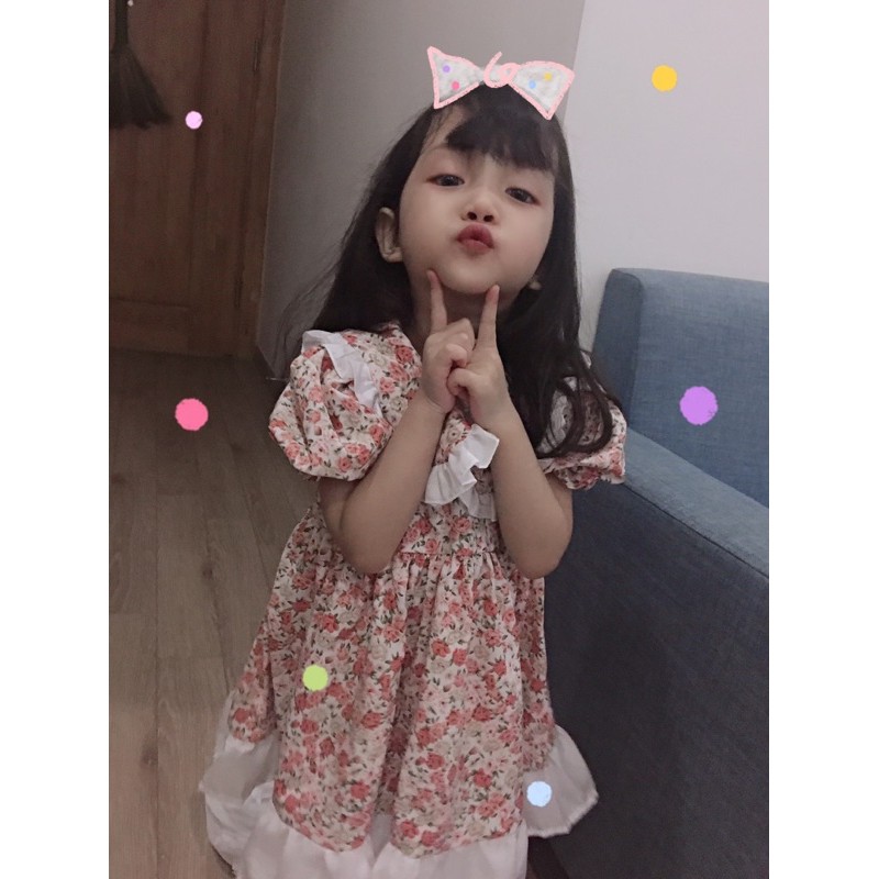 VÁY HOA NHÍ SIÊU XINH (SIZE 7-30KG)