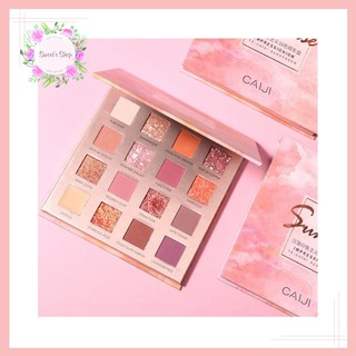 Bảng Phấn Mắt ♥️ Bảng Mắt CAIJI Sunrise 16 Màu Siêu Quyến Rũ Hàng Nội Địa Trung