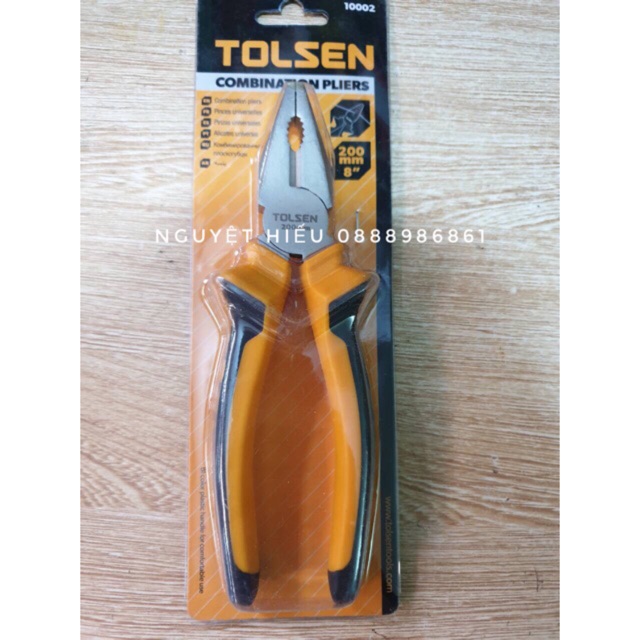 Kìm (kềm) răng 8” 20cm Tolsen 10002