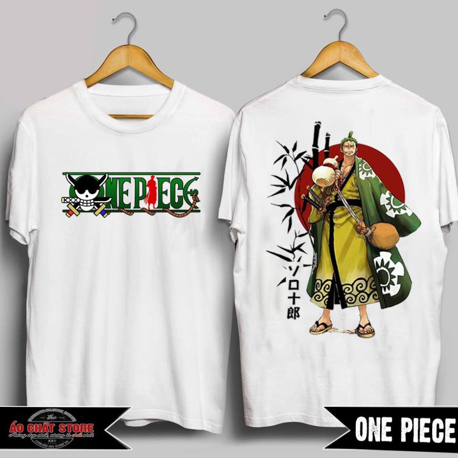 [SALE + ẢNH THẬT] Áo Thun One Piece Roronoa Zoro Hải Tặc Cực Đẹp | Áo Zoro Wano One Piece