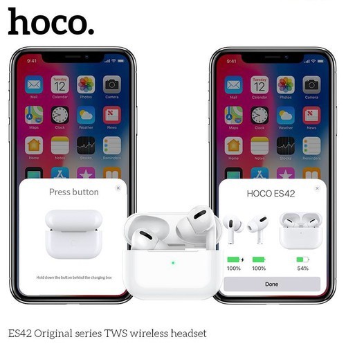 Tai Nghe Bluetooth True Wireless HOCO ES42 - Có định vị, Sạc không dây