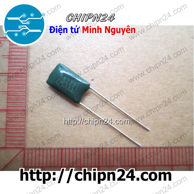 [10 CON] Tụ mica 333J 333 100V (33nF-100V)