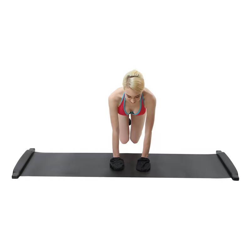Thảm Trượt Loại Lớn 1.8m Thể Thao Kiêm Thảm Tập Yoga, Thảm Tập Thể Dục Tại Nhà Loại 1 Cao Cấp Tặng Kèm Giày Tập