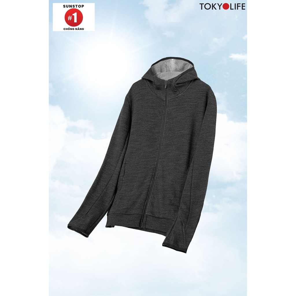 Áo khoác chống nắng Nam TOKYOLIFE dòng UV Extra siêu dày dặn, ngăn tia UV F7UVJ074I