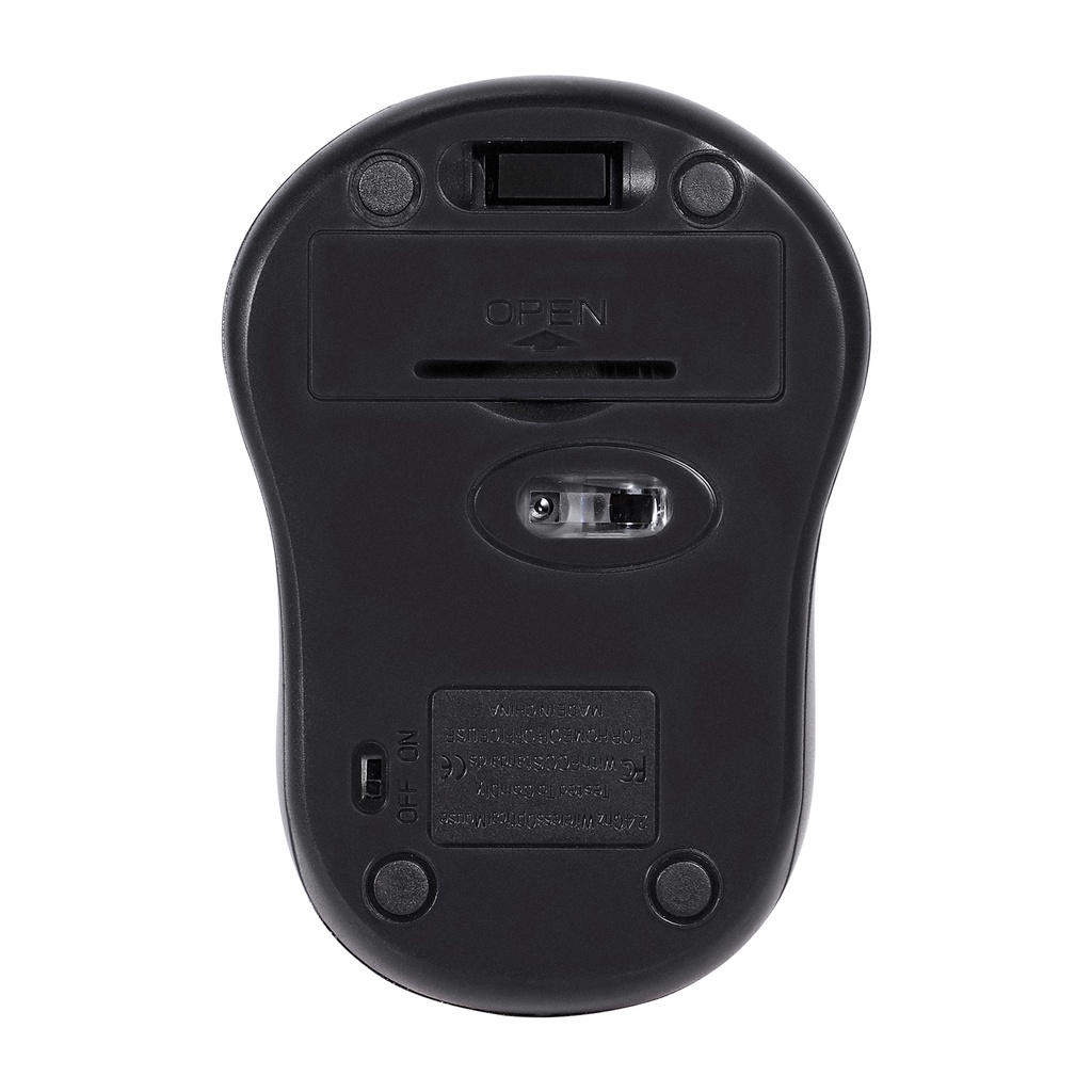 2 4GHz Wireless Mouse 1600DPI Optical Computer Cordless Office Mice with USB Receiver