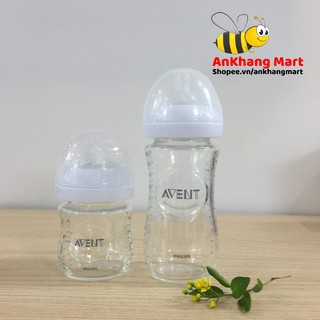 Bình sữa thuỷ tinh Avent Natural 240ml