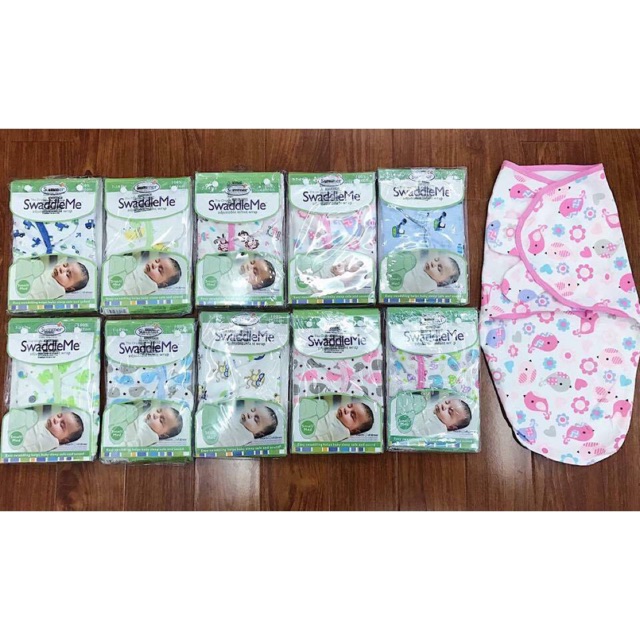 Ủ kén cotton sơ sinh (loại 1) Summer SwaddleMe có tem niêm phong