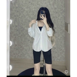 Set quần legging ngố + set 2 món áo sơ mi voan tay dài