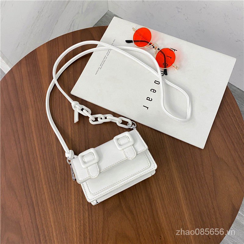 Túi đeo chéo mini hợp thời trang màu hè 2020 màu kẹo xinh xắn