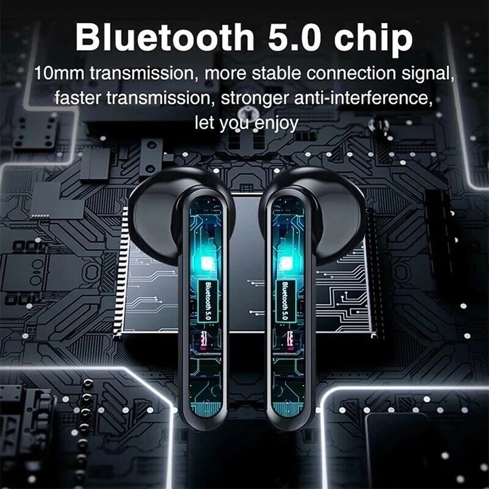 Tai Nghe Nhét Tai Q5 Tws Bluetooth 5.0 Không Dây 9d Chống Thấm Nước Kèm Hộp Sạc Và Micro Tiện Dụng