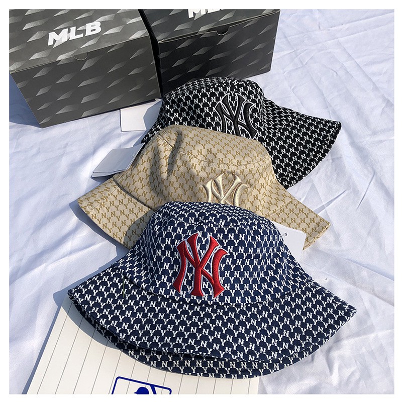 Mũ Nón Bucket NY Yankees Monogram 3 màu - Sẵn hàng