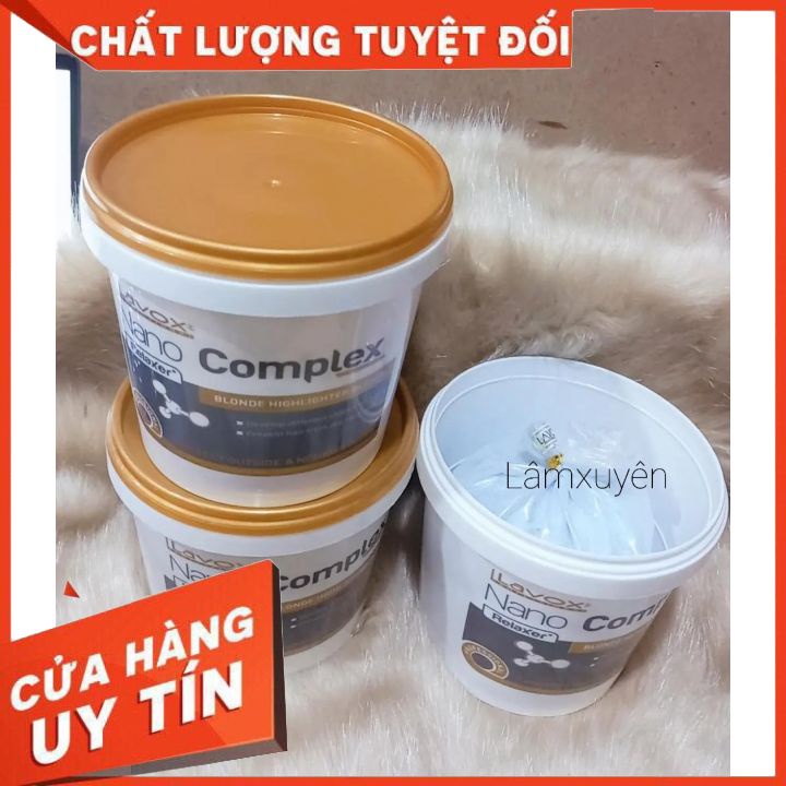 BỘT TẨY TÓC LAVOX NANO COMPLEX CAO CẤP 500G FREESHIP bột mịn không rát da đầu ít khô sáng đều màu giúp tóc dai và khỏe