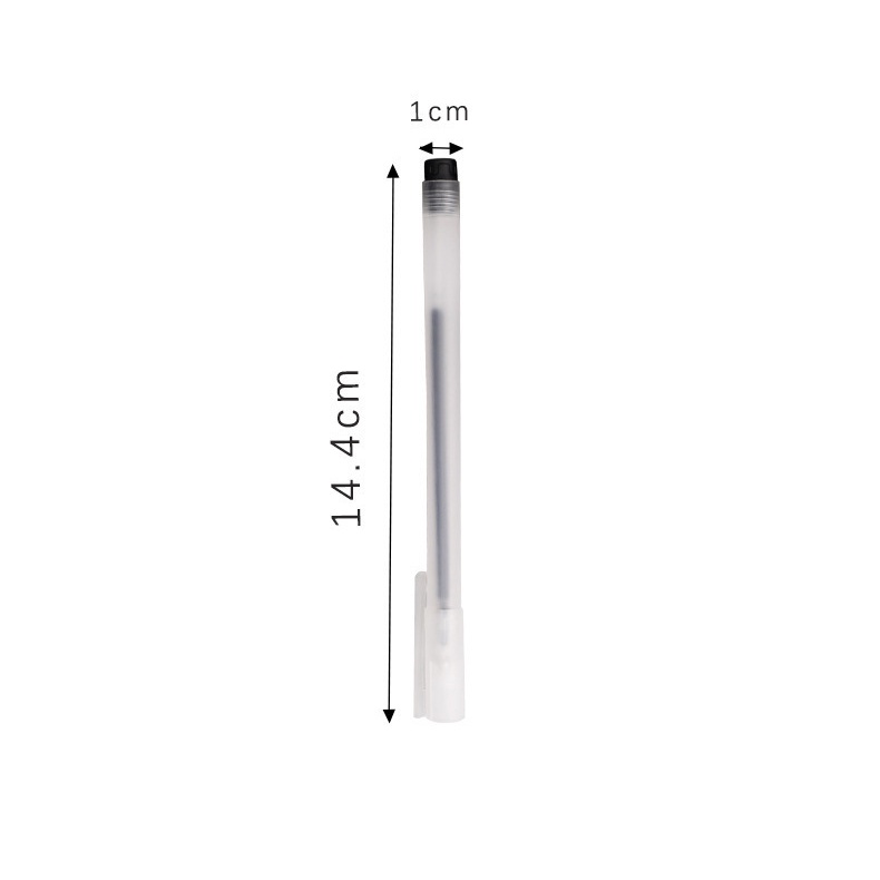 Bút gel nước mực đen có nắp, bút học sinh văn phòng giá rẻ 🍀Clovershop68🍀