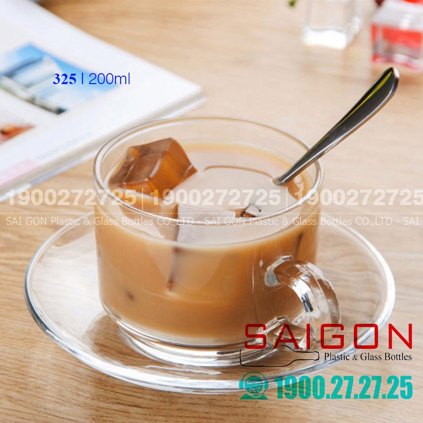 Tách Thủy Tinh Union Stack Tea Cup 200ml | UNI.324 , Nhập Khẩu Thái Lan | BigBuy360 - bigbuy360.vn