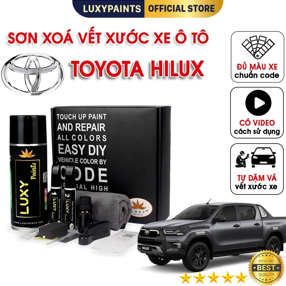 Sơn xóa vết xước xe ô tô Toyota Hilux LUXYPAINTS, màu chuẩn theo Code dễ sử dụng độ bền cao - LP01TOHI